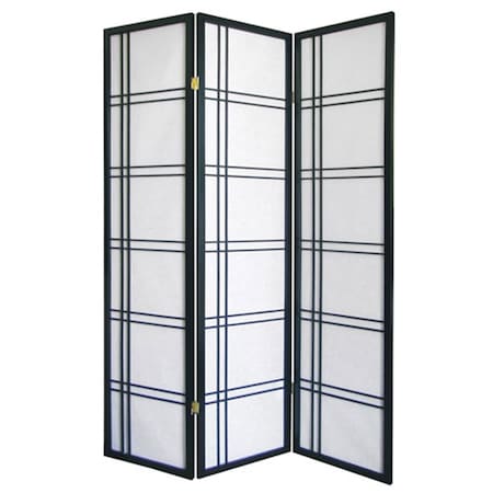 Pulvinar Girard 3-Panel Room Divider Black PU1338284
